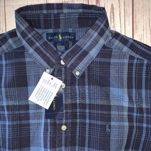 Ralph Lauren Youth Boys XL Button Down Shirt NWT